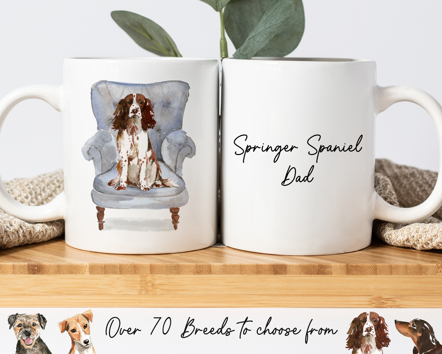 Dog Dad Mug (Lots of Dog Breeds to choose from)