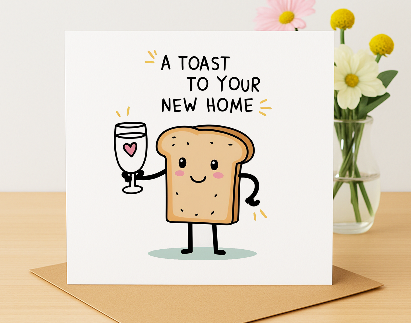 A Toast to Your New Home Card