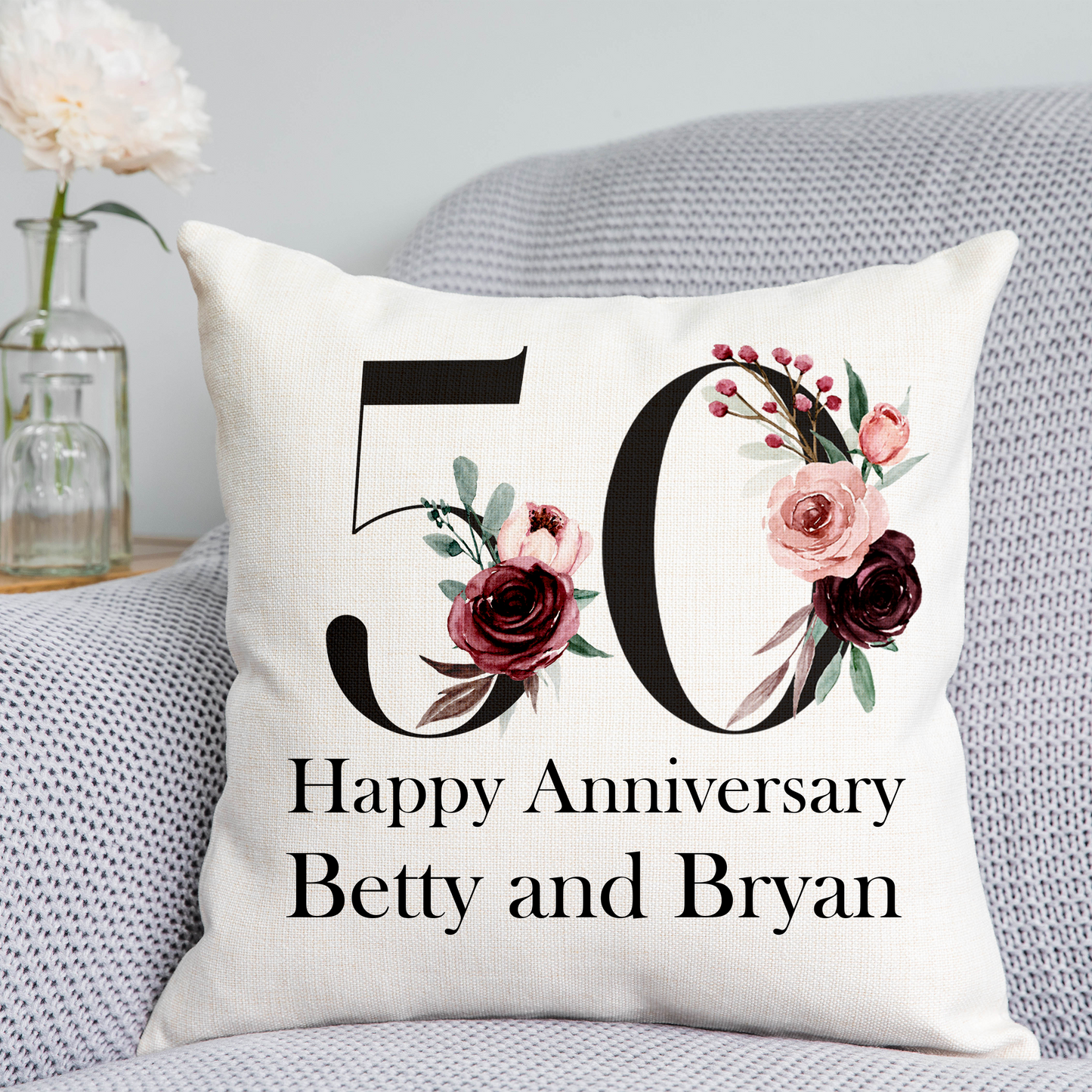 50th Anniversary Cushion