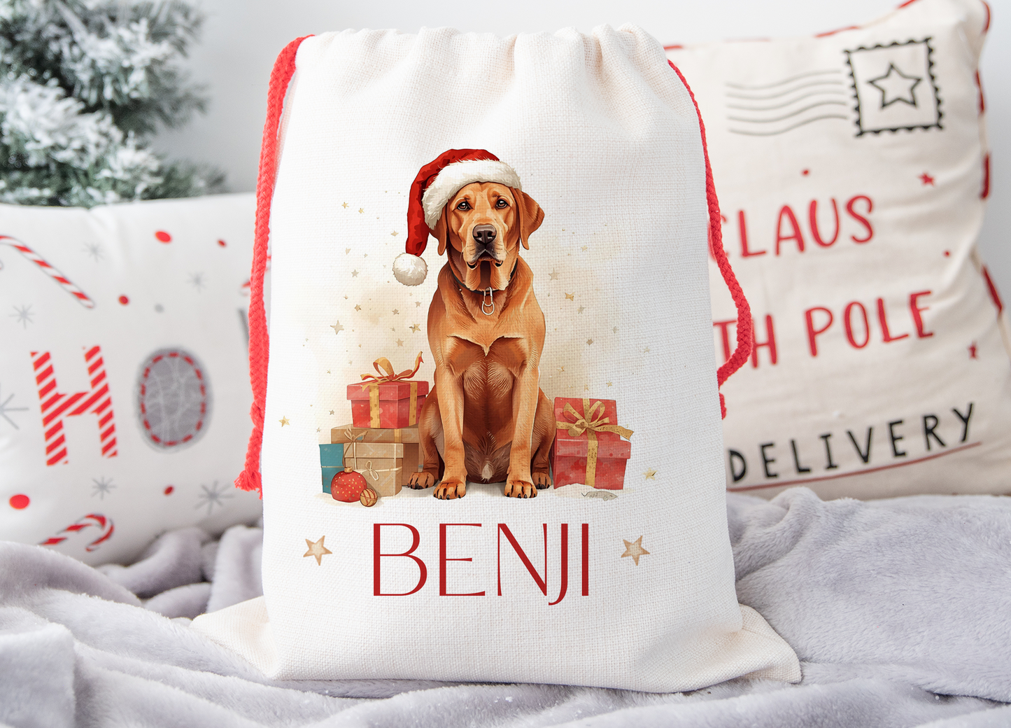 Labrador Christmas Sack