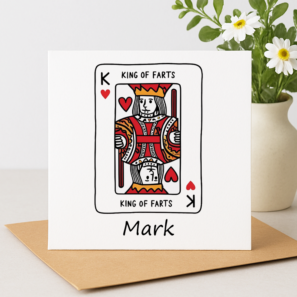 Funny Card for Him – King of Farts
