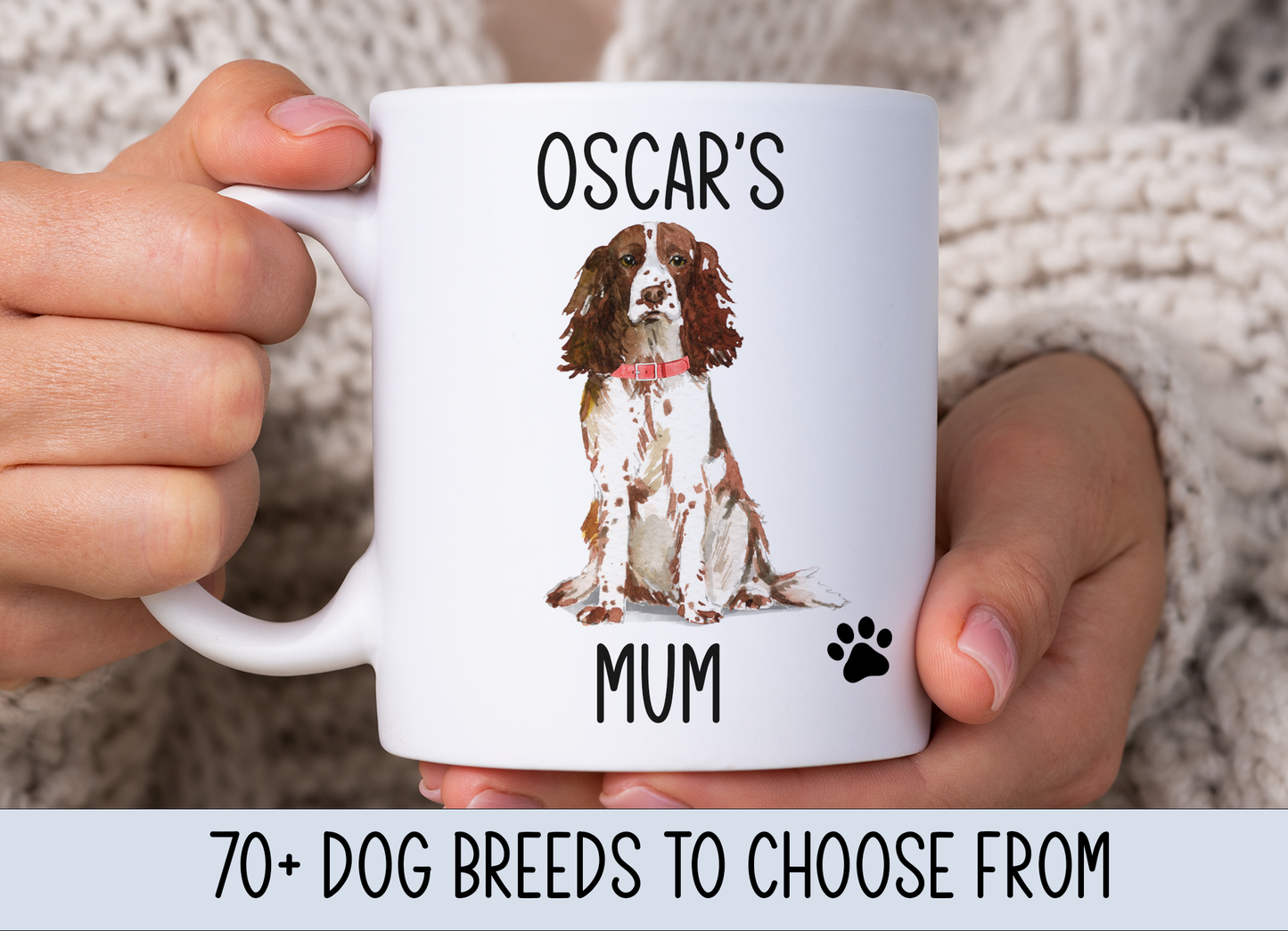 Dog Name Mum Mug (Lots of Dog Breeds to choose from)