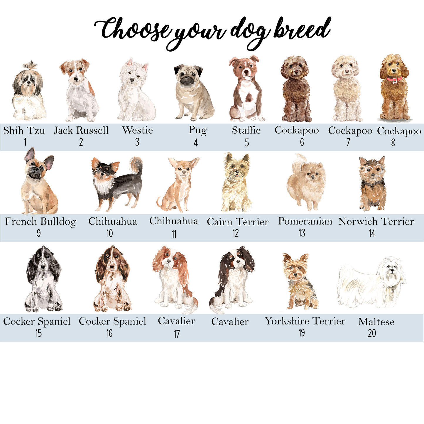 Dog Name Grandma Mug (Lots of Dog Breeds to choose from)